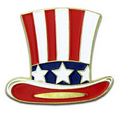 Uncle Sam Hat Pin